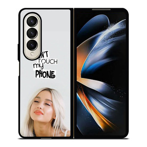ARIANA GRANDE DONT TOUCH MY PHONE Samsung Galaxy Z Fold 4 Case Cover ARIANA GRANDE DONT TOUCH MY PHONE Samsung Galaxy Z Fold 4 Case Cover