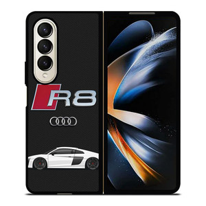 AUDI R8 CARBON Samsung Galaxy Z Fold 4 Case Cover AUDI R8 CARBON Samsung Galaxy Z Fold 4 Case Cover