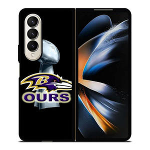 BALTIMORE RAVENS CHAMPIONS Samsung Galaxy Z Fold 4 Case Cover BALTIMORE RAVENS CHAMPIONS Samsung Galaxy Z Fold 4 Case Cover