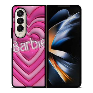 BARBIE 3D LOGO ICON Samsung Galaxy Z Fold 4 Case Cover BARBIE 3D LOGO ICON Samsung Galaxy Z Fold 4 Case Cover