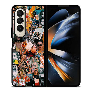 BEYONCE FEMALE SINGER COLLAGE Samsung Galaxy Z Fold 4 Case Cover BEYONCE FEMALE SINGER COLLAGE Samsung Galaxy Z Fold 4 Case Cover