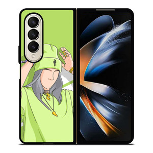 BILLIE EILISH COOL CARTOON Samsung Galaxy Z Fold 4 Case Cover BILLIE EILISH COOL CARTOON Samsung Galaxy Z Fold 4 Case Cover