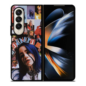 BILLIE EILISH COOL COLLAGE Samsung Galaxy Z Fold 4 Case Cover BILLIE EILISH COOL COLLAGE Samsung Galaxy Z Fold 4 Case Cover