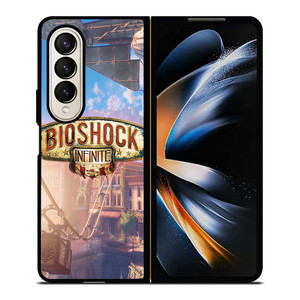 BIOSHOCK INFINITE GAMES LOGO Samsung Galaxy Z Fold 4 Case Cover BIOSHOCK INFINITE GAMES LOGO Samsung Galaxy Z Fold 4 Case Cover