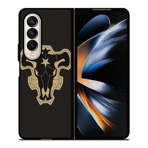 BLACK CLOVER BLACK BULL SYMBOL Samsung Galaxy Z Fold 4 Case Cover BLACK CLOVER BLACK BULL SYMBOL Samsung Galaxy Z Fold 4 Case Cover