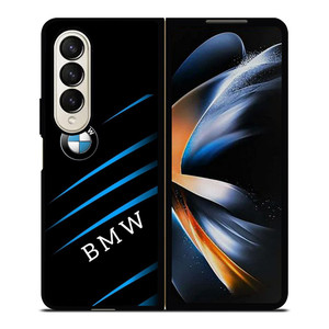 BMW BLUE LIGHT LOGO Samsung Galaxy Z Fold 4 Case Cover BMW BLUE LIGHT LOGO Samsung Galaxy Z Fold 4 Case Cover