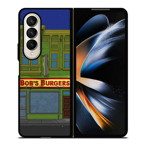 BOB'S BURGERS OUTLET CARTOON Samsung Galaxy Z Fold 4 Case Cover BOB'S BURGERS OUTLET CARTOON Samsung Galaxy Z Fold 4 Case Cover