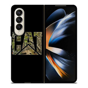 CATERPILLAR CAMO LEAF LOGO Samsung Galaxy Z Fold 4 Case Cover CATERPILLAR CAMO LEAF LOGO Samsung Galaxy Z Fold 4 Case Cover