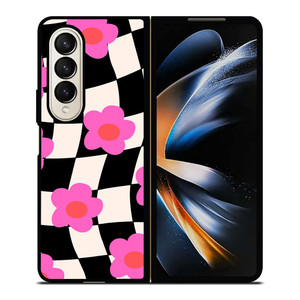 CHECKERED AESTHETIC DAISY FLOWER Samsung Galaxy Z Fold 4 Case Cover CHECKERED AESTHETIC DAISY FLOWER Samsung Galaxy Z Fold 4 Case Cover