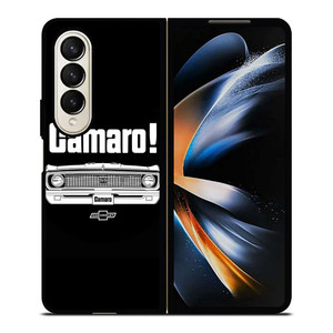 CHEVROLET CHEVY CAMARO ILLUSTRATION Samsung Galaxy Z Fold 4 Case Cover CHEVROLET CHEVY CAMARO ILLUSTRATION Samsung Galaxy Z Fold 4 Case Cover