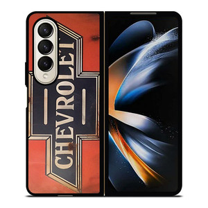 CHEVROLET RUSTY VINTAGE LOGO Samsung Galaxy Z Fold 4 Case Cover CHEVROLET RUSTY VINTAGE LOGO Samsung Galaxy Z Fold 4 Case Cover