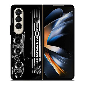 CHEVY CHEVROLET ENGINES Samsung Galaxy Z Fold 4 Case Cover CHEVY CHEVROLET ENGINES Samsung Galaxy Z Fold 4 Case Cover