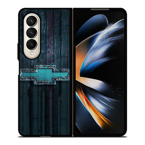 CHEVY CHEVROLET USA FLAG PUNISHER SKULL Samsung Galaxy Z Fold 4 Case Cover CHEVY CHEVROLET USA FLAG PUNISHER SKULL Samsung Galaxy Z Fold 4 Case Cover