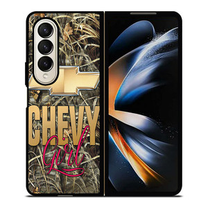 CHEVY GIRL CHEVROLET CAMO Samsung Galaxy Z Fold 4 Case Cover CHEVY GIRL CHEVROLET CAMO Samsung Galaxy Z Fold 4 Case Cover