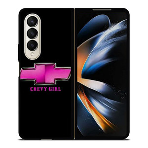 CHEVY GIRL CHEVROLET EMBLEM Samsung Galaxy Z Fold 4 Case Cover CHEVY GIRL CHEVROLET EMBLEM Samsung Galaxy Z Fold 4 Case Cover