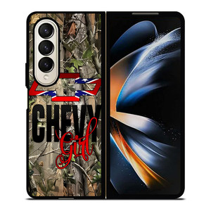 CHEVY GIRL CHEVROLET REBEL CAMO LOGO Samsung Galaxy Z Fold 4 Case Cover CHEVY GIRL CHEVROLET REBEL CAMO LOGO Samsung Galaxy Z Fold 4 Case Cover