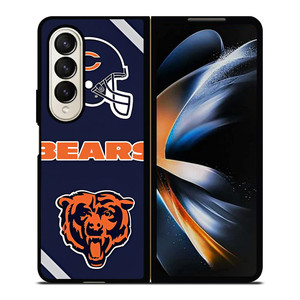 CHICAGO BEARS FOOTBALL HELMET LOGO Samsung Galaxy Z Fold 4 Case Cover CHICAGO BEARS FOOTBALL HELMET LOGO Samsung Galaxy Z Fold 4 Case Cover