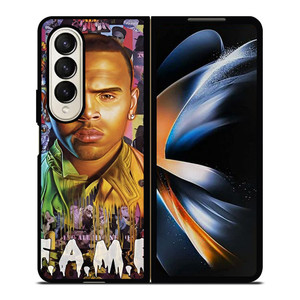 CHRIS BROWN FAME Samsung Galaxy Z Fold 4 Case Cover CHRIS BROWN FAME Samsung Galaxy Z Fold 4 Case Cover