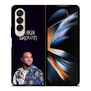 CHRIS BROWN LOGO Samsung Galaxy Z Fold 4 Case Cover CHRIS BROWN LOGO Samsung Galaxy Z Fold 4 Case Cover