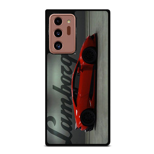 LAMBORGHINI HURACAN RED LOGO Samsung Galaxy Note 20 Ultra Case Cover LAMBORGHINI HURACAN RED LOGO Samsung Galaxy Note 20 Ultra Case Cover