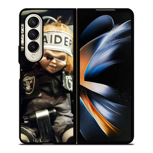 CHUCKY DOLL LOS ANGELES RAIDERS Samsung Galaxy Z Fold 4 Case Cover CHUCKY DOLL LOS ANGELES RAIDERS Samsung Galaxy Z Fold 4 Case Cover
