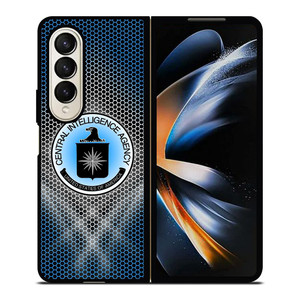 CIA CENTRAL INTELLIGENCE AGENCY CARBON LOGO Samsung Galaxy Z Fold 4 Case Cover CIA CENTRAL INTELLIGENCE AGENCY CARBON LOGO Samsung Galaxy Z Fold 4 Case Cover