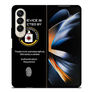CIA CENTRAL INTELLIGENCE AGENCY FUNNY Samsung Galaxy Z Fold 4 Case Cover CIA CENTRAL INTELLIGENCE AGENCY FUNNY Samsung Galaxy Z Fold 4 Case Cover