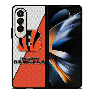 CINCINNATI BENGALS FOOTBALL NFL EMBLEM Samsung Galaxy Z Fold 4 Case Cover CINCINNATI BENGALS FOOTBALL NFL EMBLEM Samsung Galaxy Z Fold 4 Case Cover