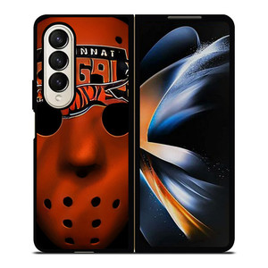 CINCINNATI BENGALS JASON FRIDAY MASK Samsung Galaxy Z Fold 4 Case Cover CINCINNATI BENGALS JASON FRIDAY MASK Samsung Galaxy Z Fold 4 Case Cover