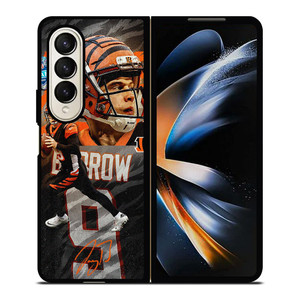CINCINNATI BENGALS JOE BURROW FOOTBALL Samsung Galaxy Z Fold 4 Case Cover CINCINNATI BENGALS JOE BURROW FOOTBALL Samsung Galaxy Z Fold 4 Case Cover