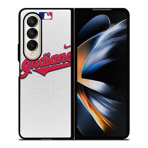 CLEVELAND INDIANS MLB NIKE Samsung Galaxy Z Fold 4 Case Cover CLEVELAND INDIANS MLB NIKE Samsung Galaxy Z Fold 4 Case Cover