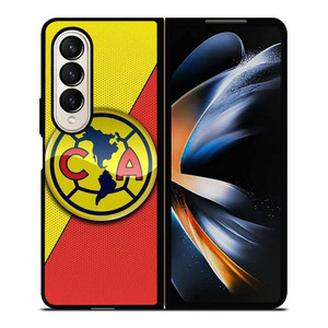 CLUB AMERICA FC EMBLEM Samsung Galaxy Z Fold 4 Case Cover CLUB AMERICA FC EMBLEM Samsung Galaxy Z Fold 4 Case Cover