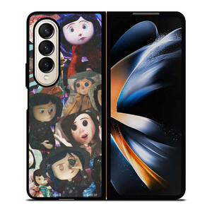 CORALINE JONES MOVIES COLLAGE Samsung Galaxy Z Fold 4 Case Cover