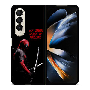DEADPOOL FUNNY MY COMMON SENSE IS TINGLING Samsung Galaxy Z Fold 4 Case Cover DEADPOOL FUNNY MY COMMON SENSE IS TINGLING Samsung Galaxy Z Fold 4 Case Cover