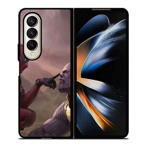 DEADPOOL THANOS MARVEL FUNNY Samsung Galaxy Z Fold 4 Case Cover DEADPOOL THANOS MARVEL FUNNY Samsung Galaxy Z Fold 4 Case Cover