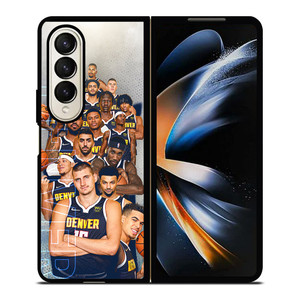DENVER NUGGETS NBA BASKETBALL SQUAD Samsung Galaxy Z Fold 4 Case Cover DENVER NUGGETS NBA BASKETBALL SQUAD Samsung Galaxy Z Fold 4 Case Cover