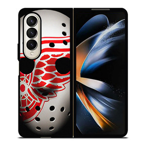 DETROIT RED WINGS JASON VOORHEES MASK Samsung Galaxy Z Fold 4 Case Cover DETROIT RED WINGS JASON VOORHEES MASK Samsung Galaxy Z Fold 4 Case Cover