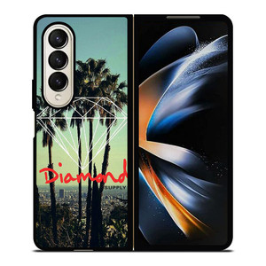 DIAMOND SUPPLY CO LOS ANGELES HOLLYWOOD Samsung Galaxy Z Fold 4 Case Cover DIAMOND SUPPLY CO LOS ANGELES HOLLYWOOD Samsung Galaxy Z Fold 4 Case Cover
