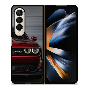 DODGE CAR SRT HELLCAT RED Samsung Galaxy Z Fold 4 Case Cover