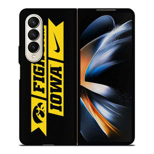 FIGHT FOR IOWA HAWKEYES NIKE FOOTBALL Samsung Galaxy Z Fold 4 Case Cover