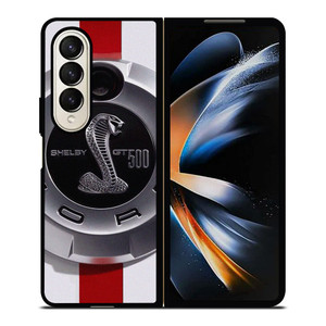 FORD MUSTANG SHELBY GT 500 STRIPE EMBLEM Samsung Galaxy Z Fold 4 Case Cover