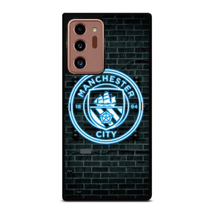 MANCHESTER CITY FC NEON LOGO  Samsung Galaxy Note 20 Ultra Case Cover MANCHESTER CITY FC NEON LOGO  Samsung Galaxy Note 20 Ultra Case Cover