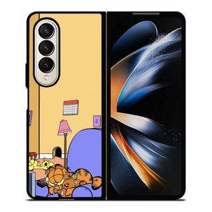 GARFIELD LAZY CAT CARTOON Samsung Galaxy Z Fold 4 Case Cover GARFIELD LAZY CAT CARTOON Samsung Galaxy Z Fold 4 Case Cover