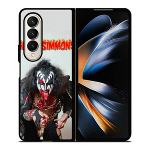 GENE SIMMONS KISS ROCK BAND Samsung Galaxy Z Fold 4 Case Cover GENE SIMMONS KISS ROCK BAND Samsung Galaxy Z Fold 4 Case Cover