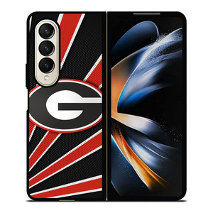 GEORGIA BULLDOGS FOOTBALL EMBLEM Samsung Galaxy Z Fold 4 Case Cover