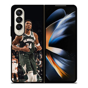 GIANNIS ANTETOKOUNMPO MILWAUKEE BUCKS BASKET Samsung Galaxy Z Fold 4 Case Cover