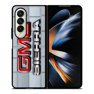 GMC SIERRA METAL EMBLEM Samsung Galaxy Z Fold 4 Case Cover GMC SIERRA METAL EMBLEM Samsung Galaxy Z Fold 4 Case Cover