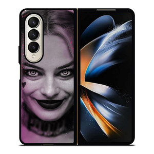 HARLEY QUINN MONOCHROME Samsung Galaxy Z Fold 4 Case Cover