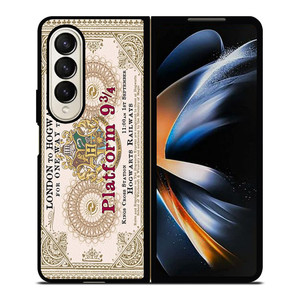 HARRY POTTER TICKETS PLATFORM NINE AND THREE QUARTERS Samsung Galaxy Z Fold 4 Case Cover