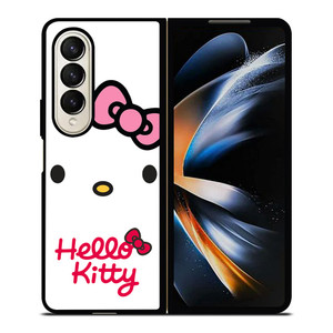 HELLO KITTY FLAT CUTE Samsung Galaxy Z Fold 4 Case Cover
